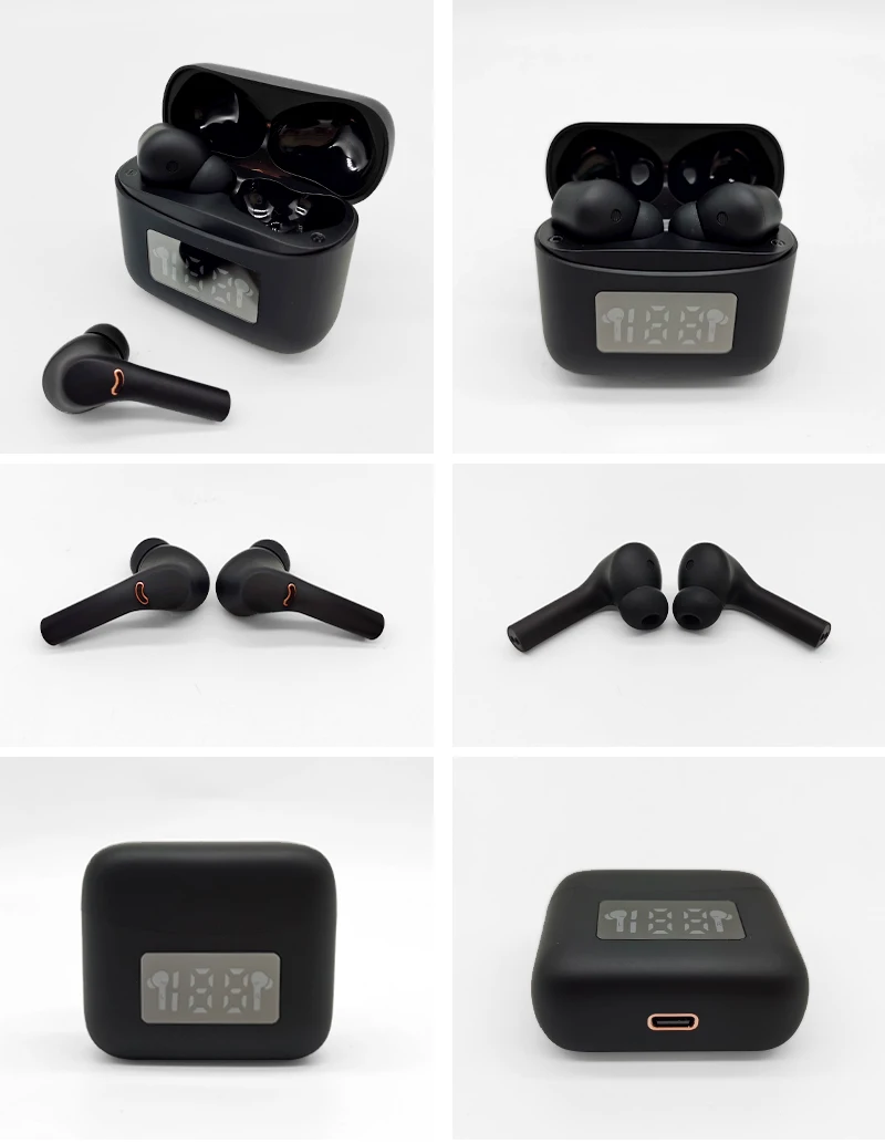 ANC ENC Active Noise Cancelling TWS True Wireless Earbuds Earphone (J5)