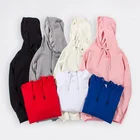Plain Hoodie Factory Direct Price Men's Plain Washed Sweatshirts Casual Style Hoodie