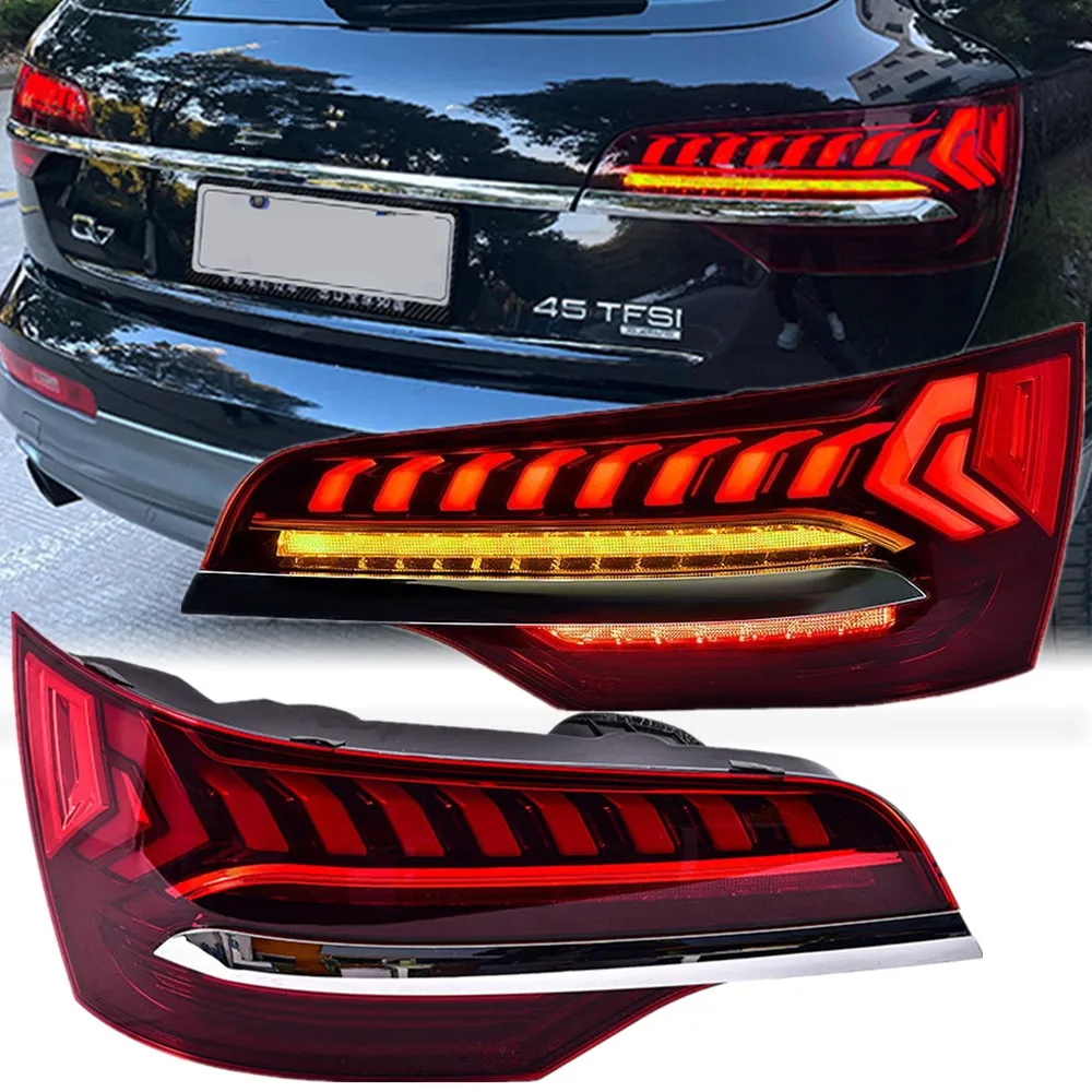 Car Lights For Audi Q7 Led Tail Light 20072016 Tail Lamp Rear Trunk