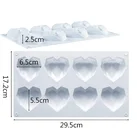 Cake Soap Molds OEM ODM Christmas 3d Soap Candle Chocolate Cake Baking Heart Silicone Mold For Baking