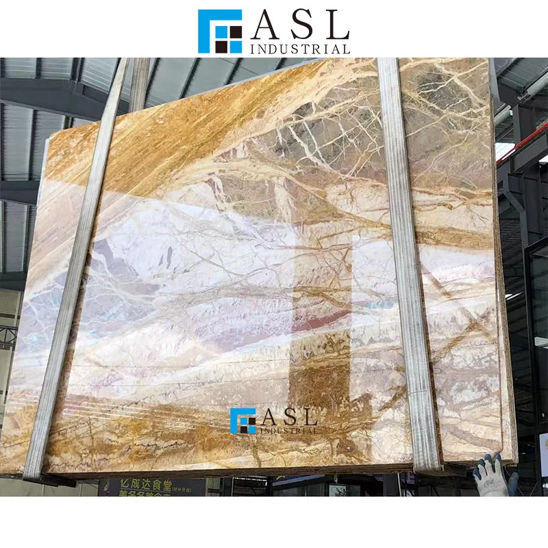 Factory direct low marble prices in dubai empire marble with gold veins marble slabs