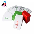 Paper Card Offset Printing Hot Sale Custom Paper Card Baby Playing Card Set Alphabet Word Study Card