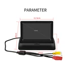 Car Monitor Flip Down Car Monitor Tft Lcd Monitor 4.3 Inch Motorized Folding Car Backup Monitor