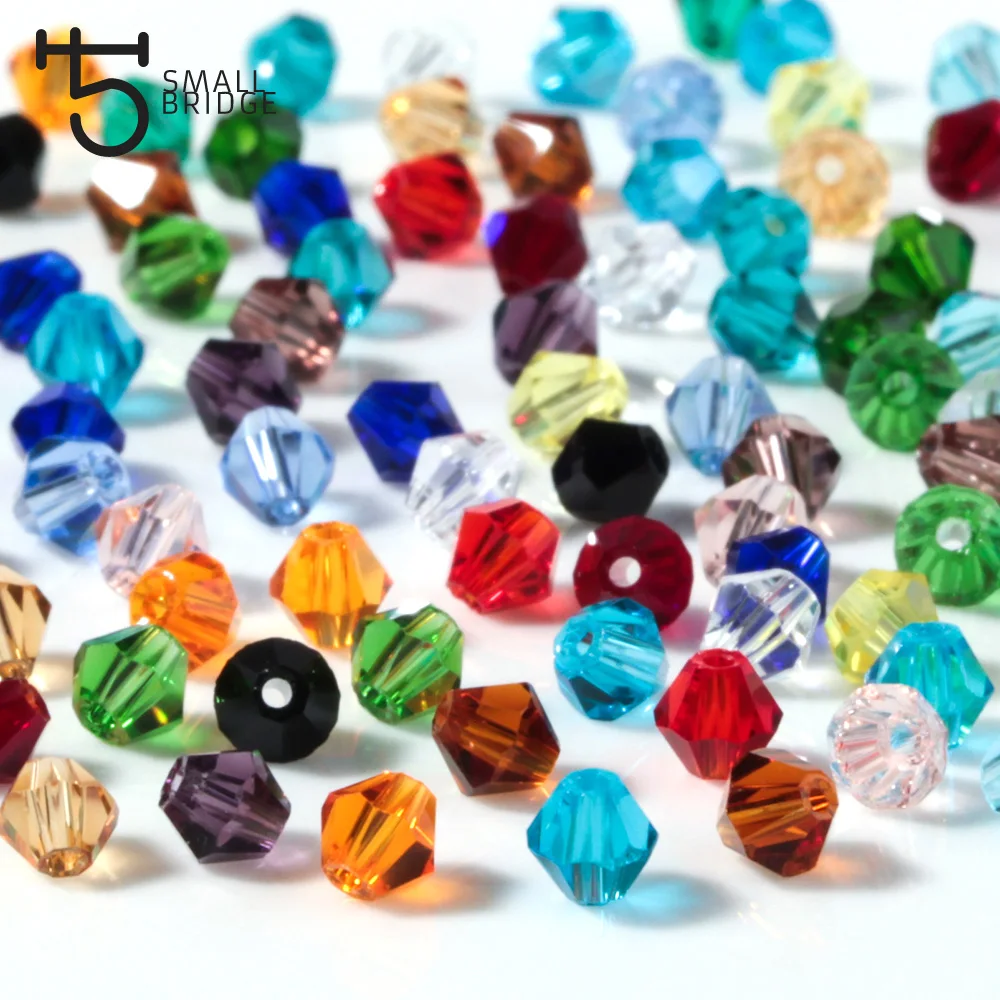 product multiple sizes glass loose crystal beads faceted bicone beads for jewelry making decorations wholesale-31