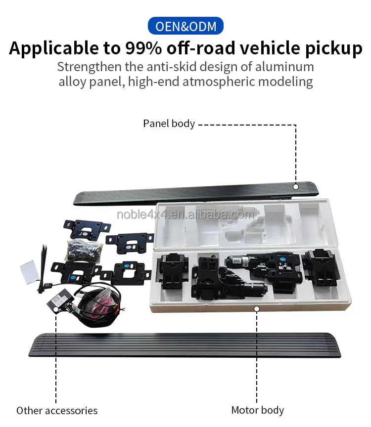 There Are Steps and Side Exhaust Outlets on the Vehicle Power Running Boards for Benz G500 G63 Electric Side Step 2019-2023 manufacture