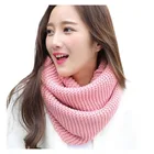 Women Stylish Knitted Warm Winter Round Neck Infinity Scarf