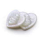 Mother Of Pearl New Religious Belief San Benito Medal Charm Pendant Natural Mother Of Pearl Shell Jewelry