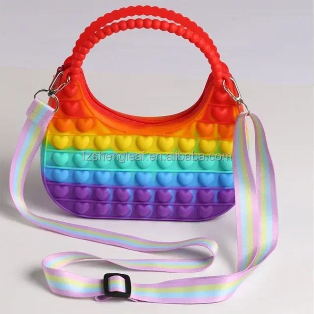 product customized mini silicone kids shoulder bags japan style cartoon cute girls pouch purse waterproof feature for children-6