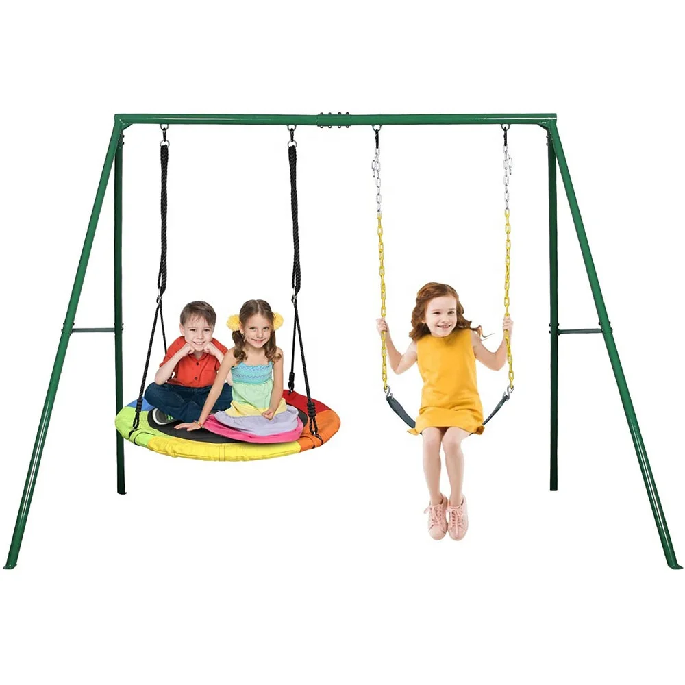 2 seat swing set