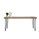Simple Particleboard Iron Pipe Laptop Study Home Small Office Desk Modern