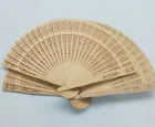 Wedding High Quantity Popular Plain Custom Wooden Folding Hand Fans For Wedding