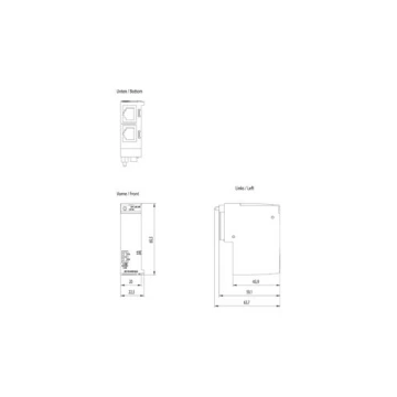 Siemens Bus Adapter 6ES7193-6AR00-0AA0 ET 200SP Input Output Bus and Interface Modules Distributed IO Modules Programmable Logic Controller Hardware