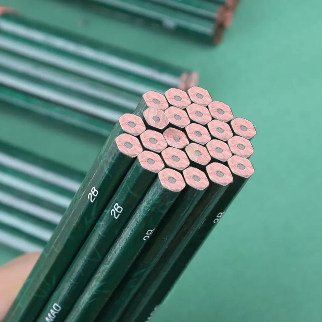 Hot Sell Promotional Student Customized Cheap Pencil Colors HB Hexagonal Pencil With Easer
