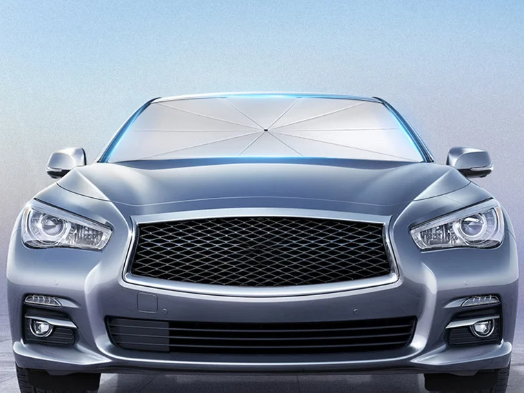 Upgraded Free-Adjustment Handle Car Windshield Sun Shade Umbrella