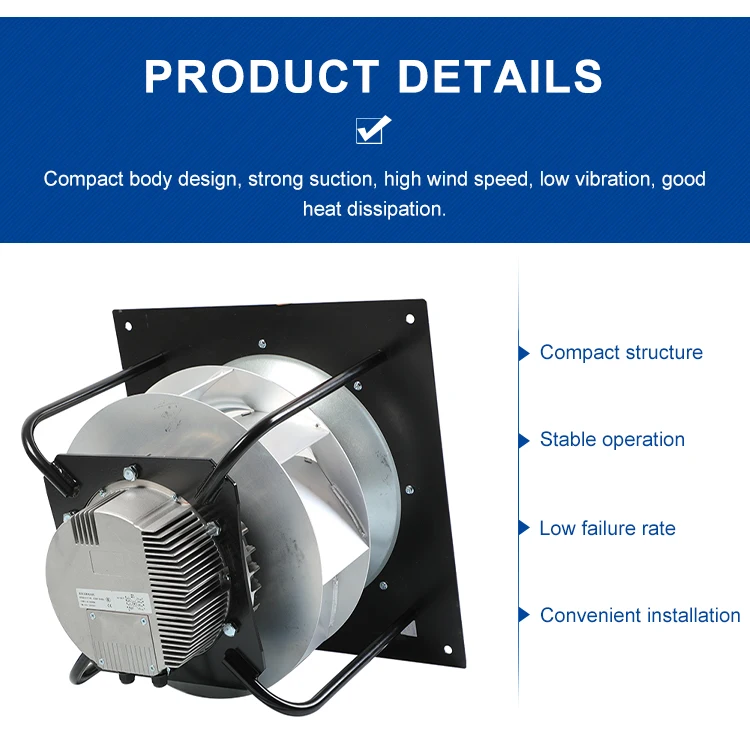 Centrifugal Single-inlet Sirocco Blower, 220V, PA66 - detail 6