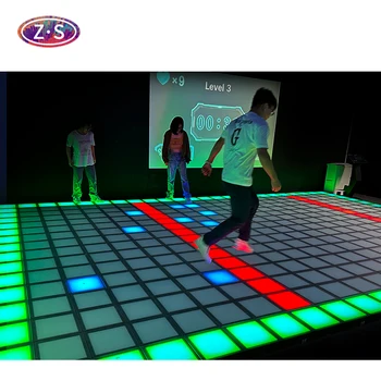 Customizable Multi Player LED Light Floor Super Jumping Interactive Game Lava Game