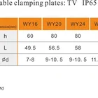 WY Series Weipu WY28 2-10 Pin TV Curved Large Current Connector
