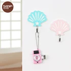 Hook Colored Hooks Mini Plastic Colorful Acrylic Shell Wall Hanger Hook