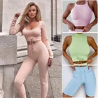 Tank Top Women Tops Sell Like Hot Cakes High Neck Female Cropped Tank Top Gym Custom For Women Seamless Nylon Tank Tops