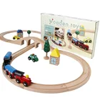 Toy Train Toys Durable Using Low Price Kid 24pcs Railway Toy Train Set Creative Baby Educational Intelligence Toys