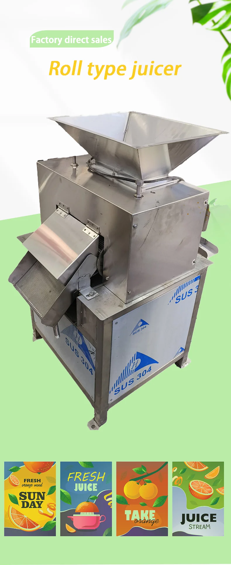 Industrial Extractor Juice Maker Passion Fruit Machine Pulpe factory