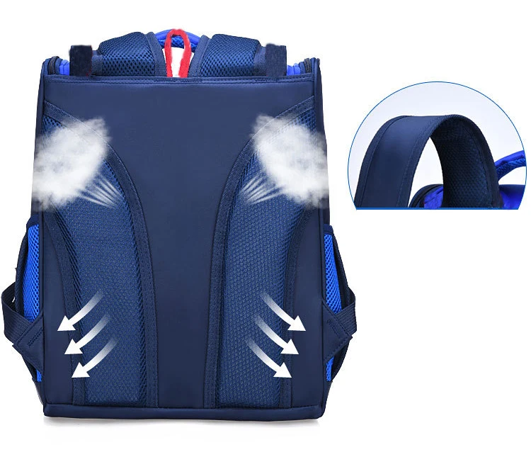 Children School Bags for Boys and Girls Backpacks School 3D Nylon Primary School Students Backpack Grade 1-4 Class Kids Knapsack