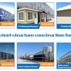 Prefabricated Metal Steel Structure Prefab Garage With Loft