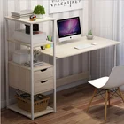 Furniture Modern For Home Office Furniture Work Stations With Bookshelf White L Shape Office Desk