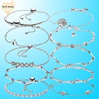 Bracelet Wholesales CLASSIC Style 925 Sterling Silver Charm Bracelet For Women For Jewelry Making