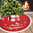 Christmas The New Merry Christmas Embroidered Reindeer Christmas Tree Skirt Can Be Customized