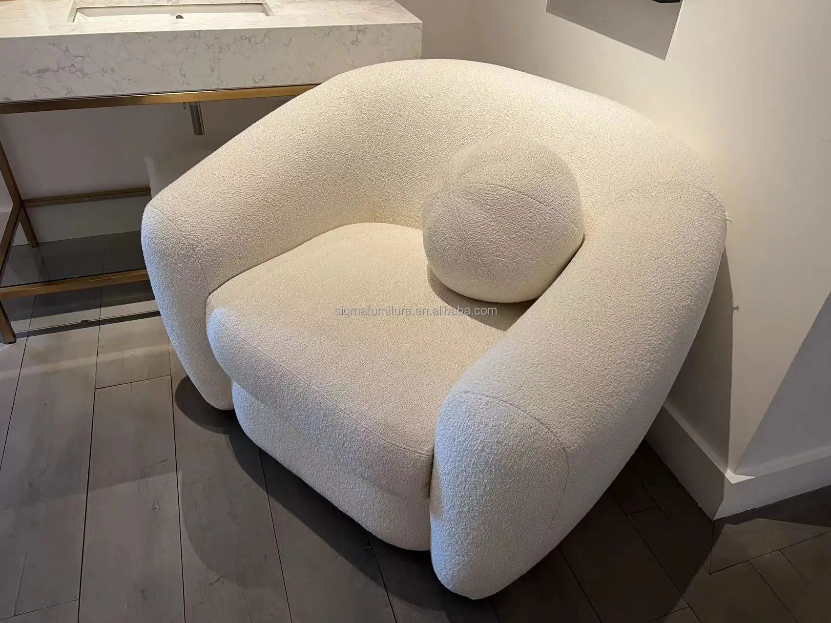 Modern comfortable club chair living room furniture indoor leisure lounge chair