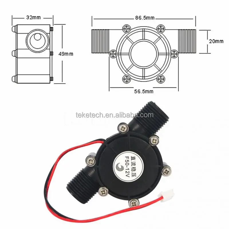 Diy Micro Hydro Generator V V V W Dc Water Flow Generator Turbine