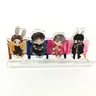 Unique Charm Custom Unique Design Acrylic Pin Standee Clear Anime Charm For Collection