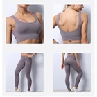 Jointop Sportswear Running Zipper Fitness Wear Basic Top High Quality Active Wear Free Size Yoga Sports Bra