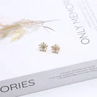 Cheap Cz Stones Cheap Price 925 Silver Post CZ Stones Earring Brass Earring