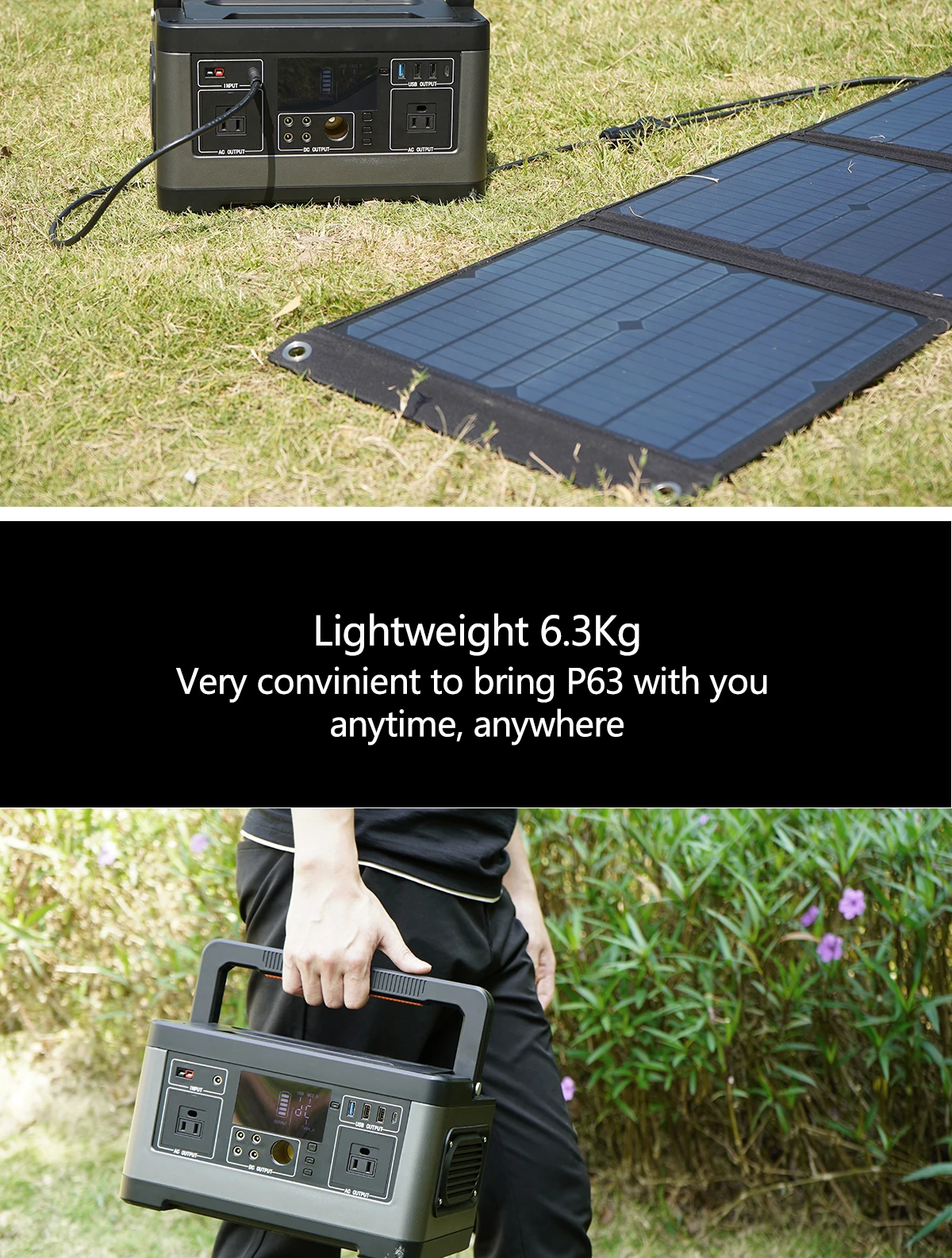 All-In-One 600W Smart Renewable Energy Power Station Off-Grid Solar Inverter with MPPT Controller for Home Use details