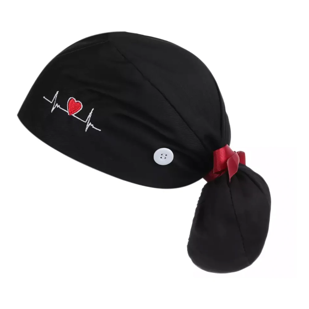 Nurse Ponytail Scrub Hats 