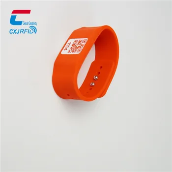 CXJ Playground Access Control Card High Security Silicone RFID Bracelet for Kid