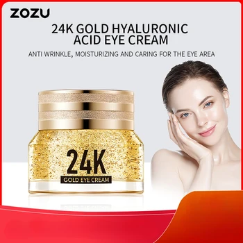 24K Gold Hyaluronic Acid Anti-Wrinkle Multi-Effect Eye Cream, Moisturizing Care Around the Eyes Eye Cream Wholesale