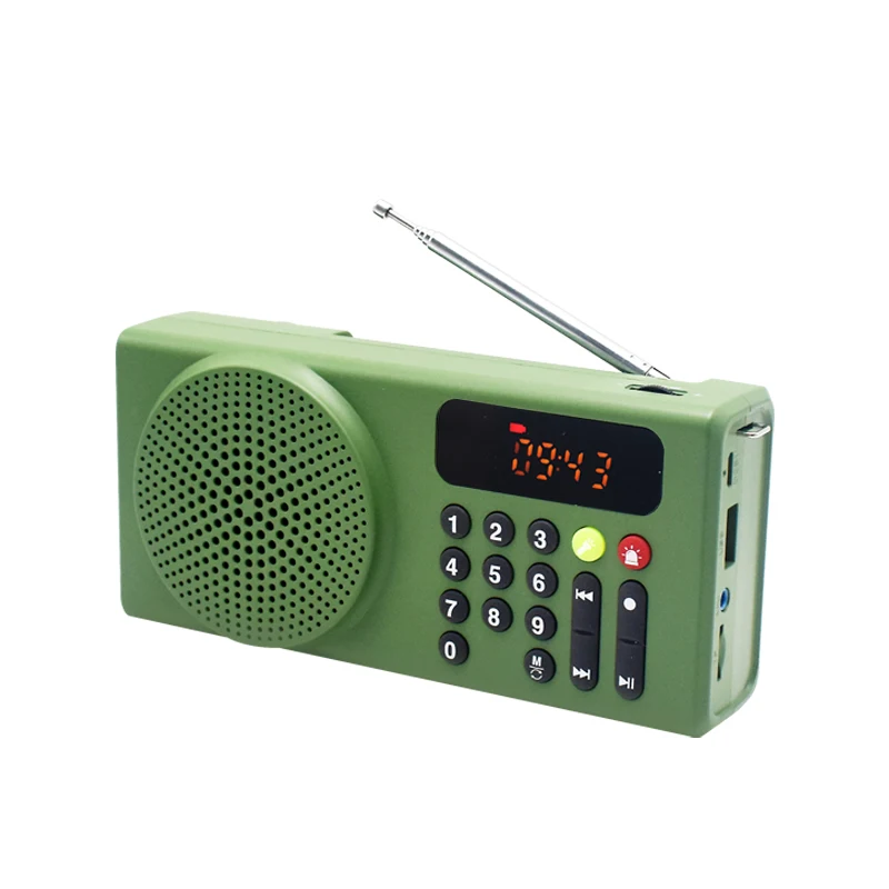 dynamo rechargeable radio with flashlight