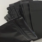 Pouch Weed Packaging Black Matt Finished Customized Reclosable Food Grade Weed Packaging Aluminum Foil Stand UP Pouch