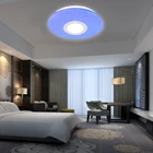 Fush Speaker Household Roud Dimmable Led Light Remote Control Dimmer Rgb Ceiling App Control Smart Lamp
