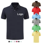 Uniform Polos Custom Printing Embroidery Design Logo High Quality Uniform Mens Golf Sports Business Polos Shirt