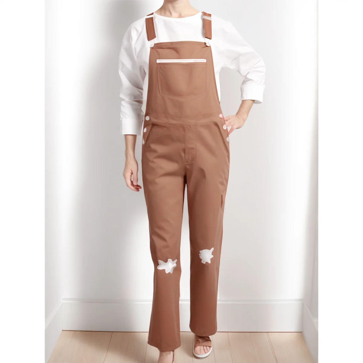 Factory Wholesale Women's Hot Selling High Waist Long Tight Breathable Denim Overalls-Skinny Straight Jeans with Solid Pattern factory