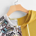 Boys Finch Garment Customized Summer Organic Kids Sweatshirt Baby Boys 2 Tone Cute Cartoon Graphic Short Sleeve Hoodie