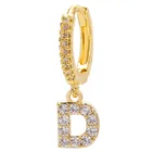 Gold Earrings Earring Fashion Gold Earrings Stud Letter Women Large Hoop Gold Post Stud Earring Sets