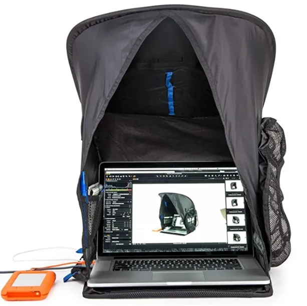 Custom Portable Sunvisor Weather Protection Suitcase for Laptops Tablets Mobile Laptops Sunvisor