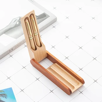 Origin source creative gift wooden pen new design wood ballpoint pen set for company and gift