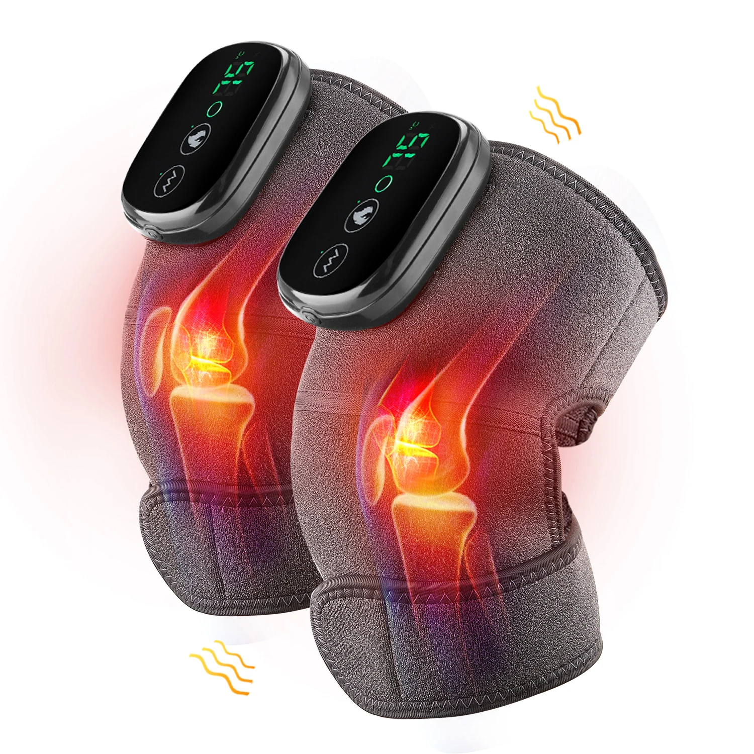 Heating Knee Massager With Heat Vibration Thermal Therapy For Knee