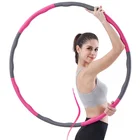 Hoops Adult Fitness Equipment Stainless Steel Foam Detachable Hoola Hoops Weighted Body Building Hula Ring